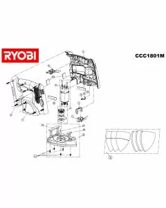 Buy A Ryobi CCC1801M Spare part or Replacement part for Your Sanders and Fix Your Machine Today